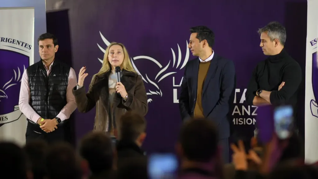 Karina Milei fue la primera dirigente del oficialismo en plantear públicamente el objetivo de asegurar otros cuatro años de mandato para su hermano.