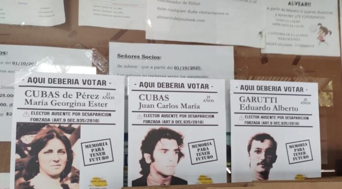 Elecciones 2027: buscan incorporar a los desaparecidos por la dictadura en el padrón electoral La diputada de Fuerza Patria, Sofía Vannelli, busca que la Provincia incorpore a sus padrones a los detenidos y desaparecidos de la última dictadura militar.