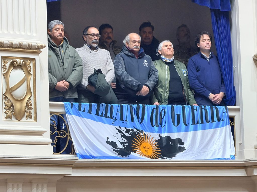Veteranos de Malvinas presenciaron desde un palco la sesión de la Cámara de Diputados.