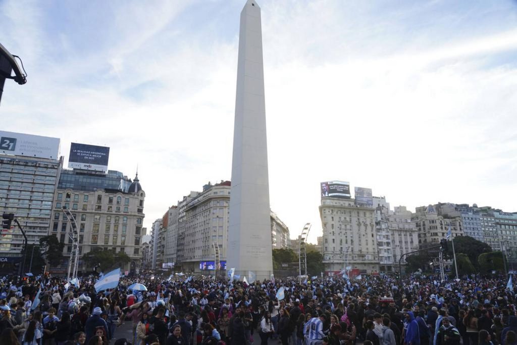 Al igual que en los partidos anteriores, el Gobierno nacional reforzará la seguridad en el Obelisco ante posibles festejos por el partido.