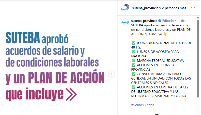 Docentes bonaerenses convocaron a un nuevo paro de 48 horas para después de las vacaciones de invierno. 