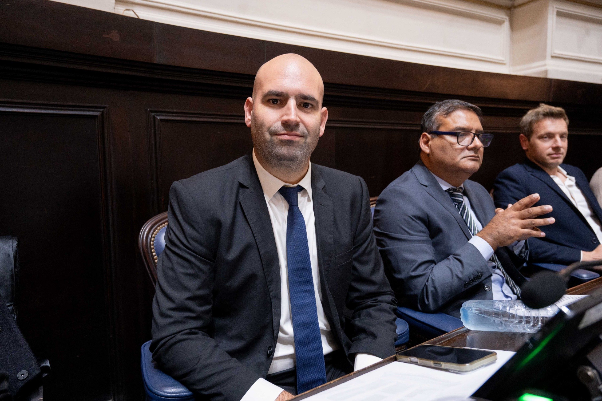 El vicepresidente de la comisión de Asuntos Constitucionales y Justicia de Diputados, el libertario Pablo Morillo.