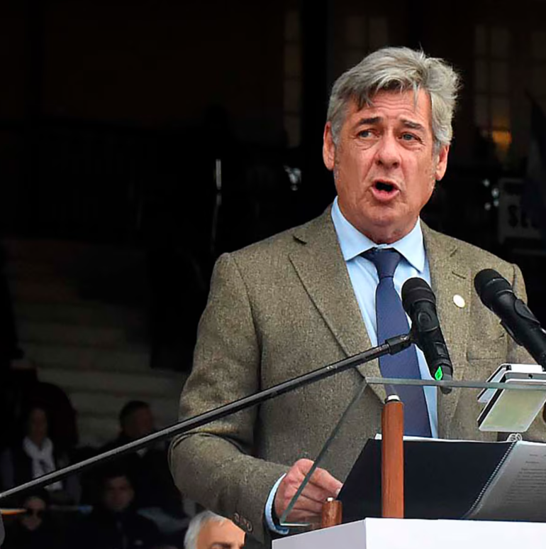El presidente, Javier Milei, encabezó este domingo el acto de inauguración oficial de la Exposición Rural.