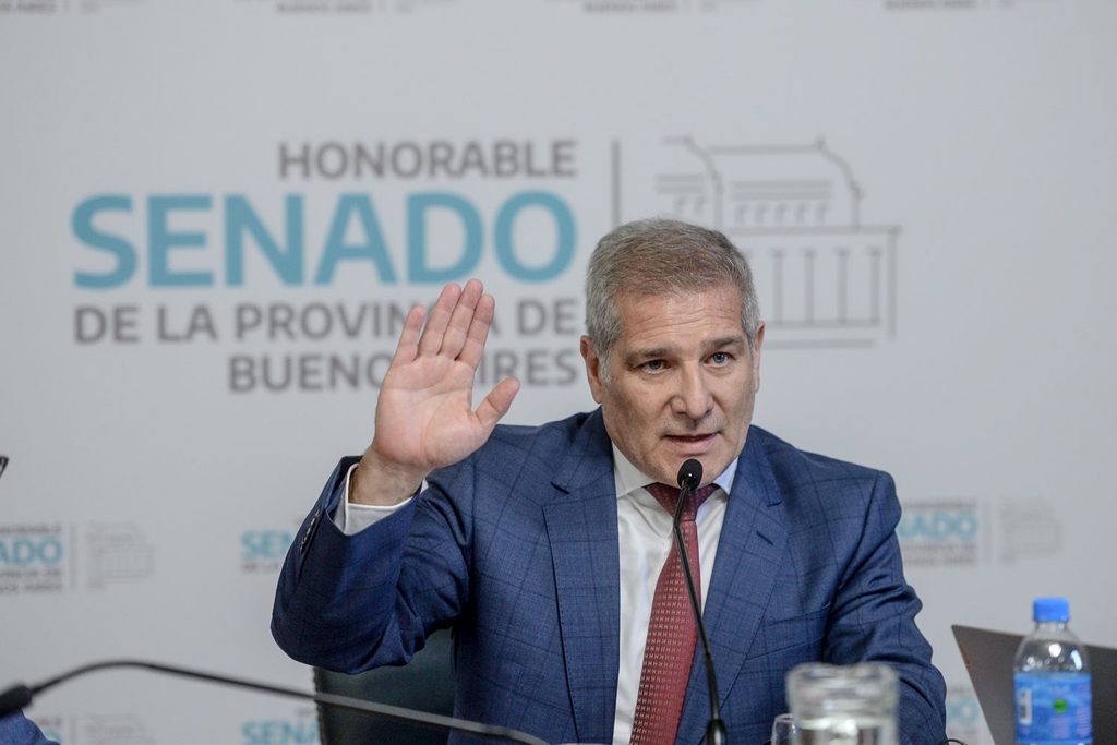 Sergio Vargas, el senador de Unión y Libertad que preside la comisión que sesionará este jueves en Azul.
