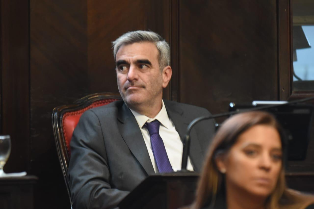 El senador bonaerense de La Libertad Avanza, Matías de Urraza, presentó la iniciativa para reconocer la llegada del Papa León XIV a la Argentina. 