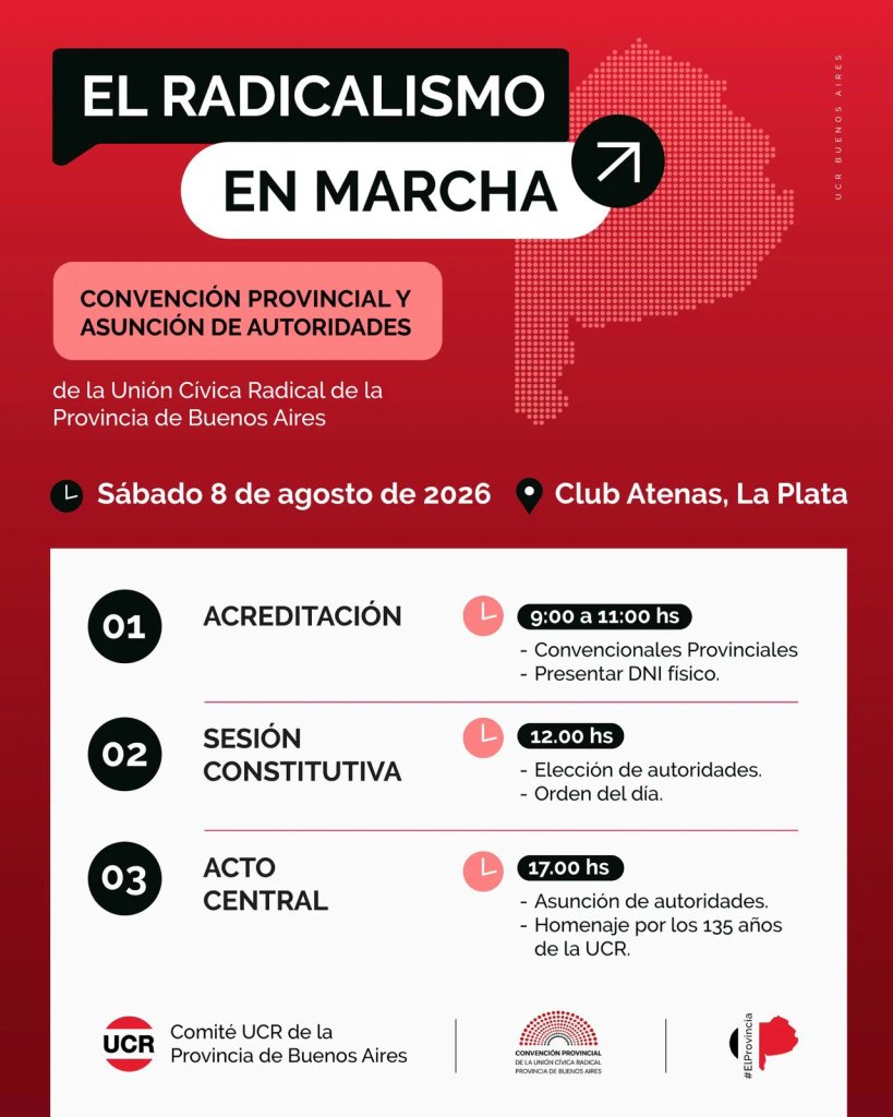 El presidente de la UCR bonaerense, Emiliano Balbín, y el diputados, Diego Garciarena, recorrieron la Quinta, en la previa a la asunción.
