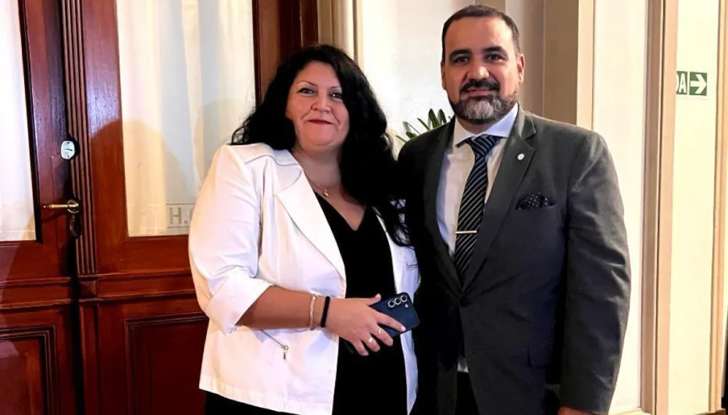 Viviana Romano y Fabián Luayza, los dialoguistas que se subieron a la cima del ranking de diputados de julio.