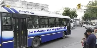El diputado bonaerense, Fabián Luayza, presentó un proyecto para que todos los servicios de transporte contengan la leyenda “Las Islas Malvinas son Argentinas”.