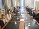 Karina Milei reunió a los legisladores de LLA para unificar la agenda bonaerense La secretaria general de la presidencia, Karina Milei, recibió en Casa Rosada al armador bonaerense, Sebastián Pareja, y la tropa de legisladores bonaerenses violeta.