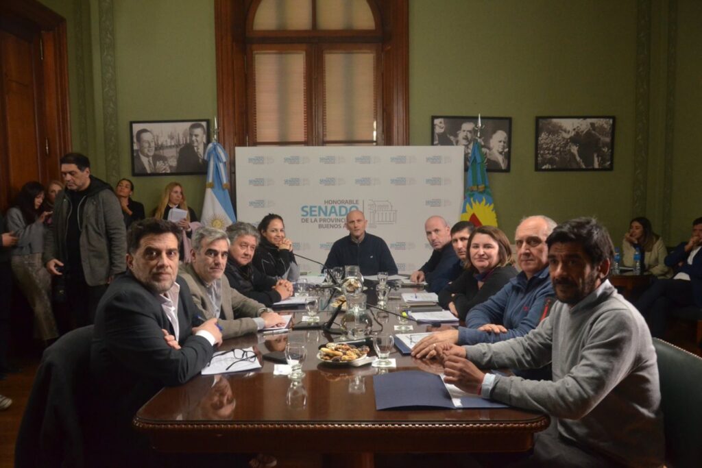 El titular de la comisión de Legislación General del Senado bonaerense, Germán Lago, defendió el proyecto para habilitar las reelecciones indefinidas de intendentes.