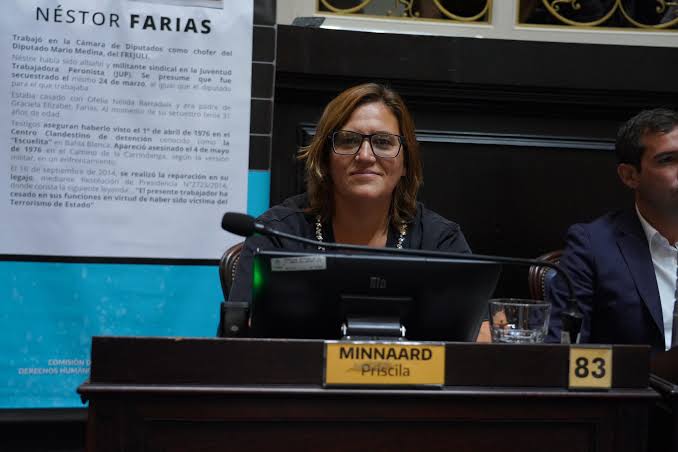 La diputada bonaerense de la UCR - Unión Cívica Radical, Priscila Minnaard.