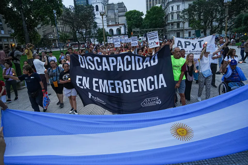 Juan Marino afirmó que la ley de Emergencia en Discapacidad logró su sanción en el Congreso gracias a las movilizaciones. 