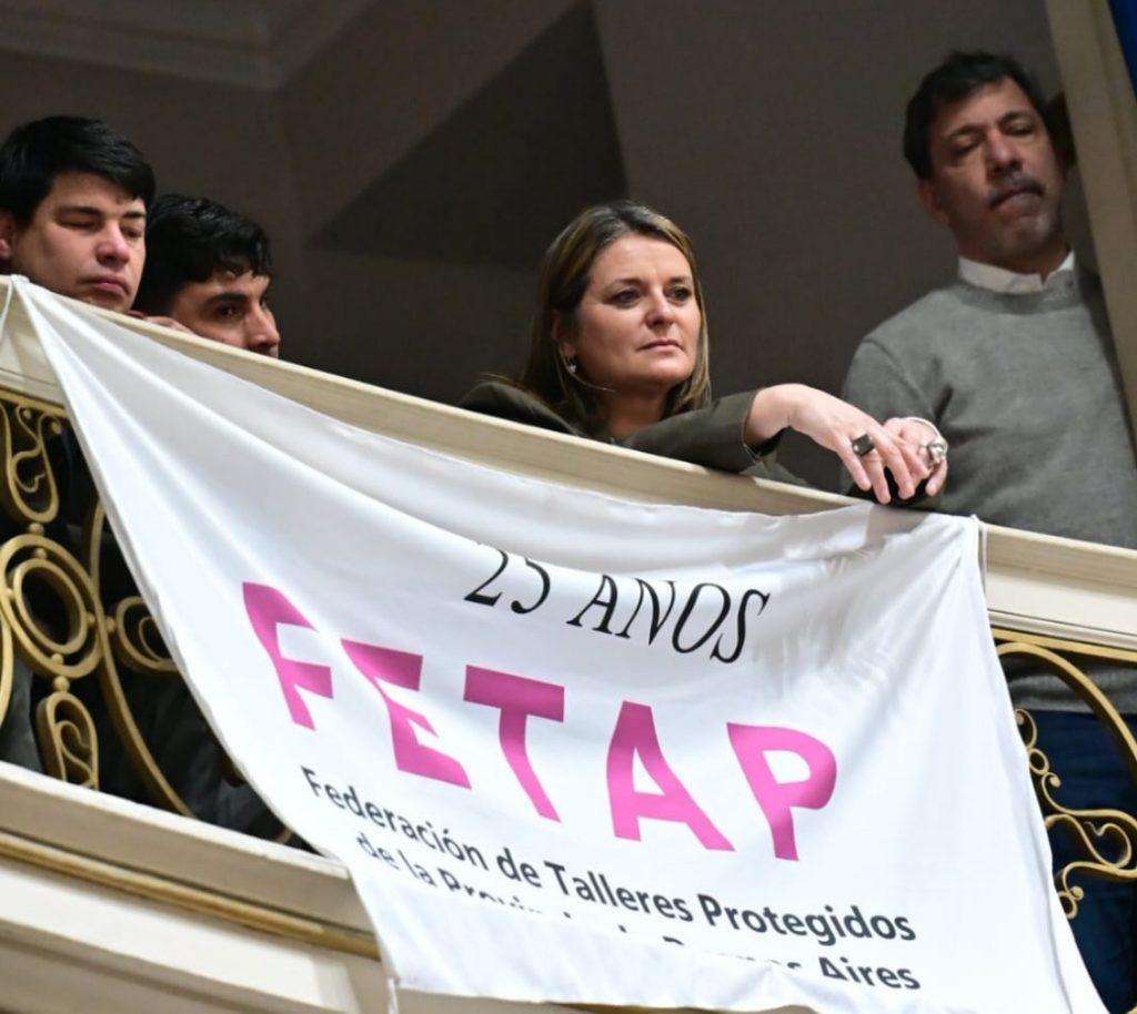 Nerina Neumann estuvo presente en la sesión de Diputados donde se aprobó la adhesión al Régimen Federal de Empleo Protegido. 