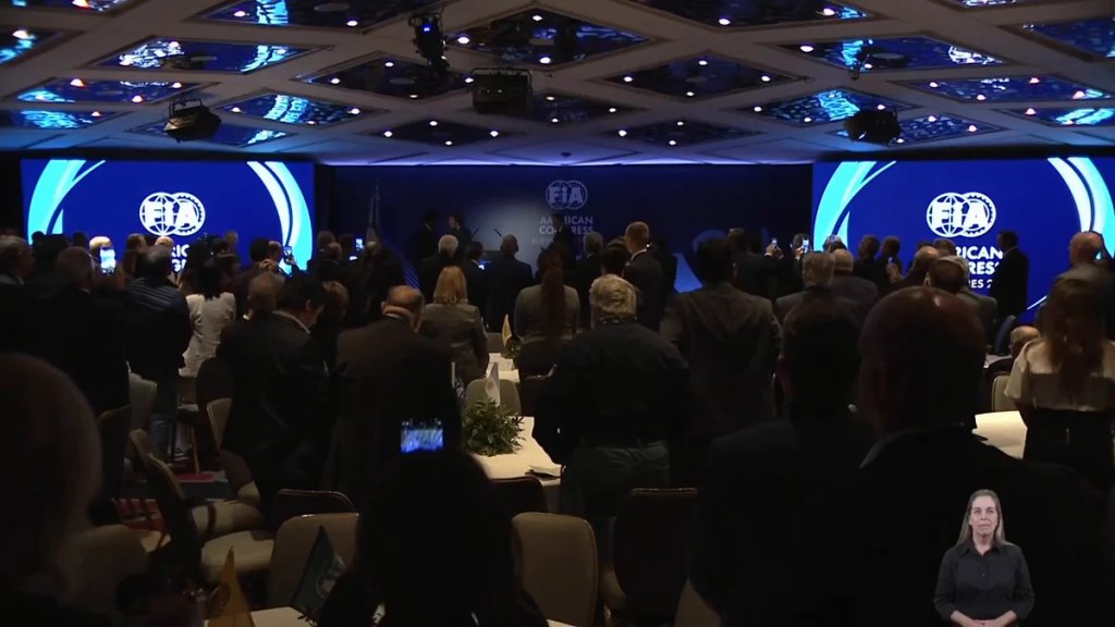 El Presidente participó de la apertura del Congreso Americano de la Federación Internacional del Automovilismo.