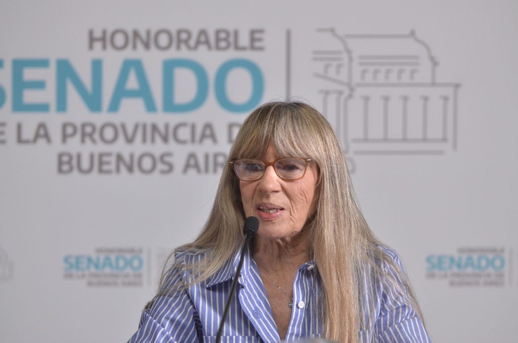 La presidenta de la comisión de Educación del Senado bonaerense, Laura Clark.