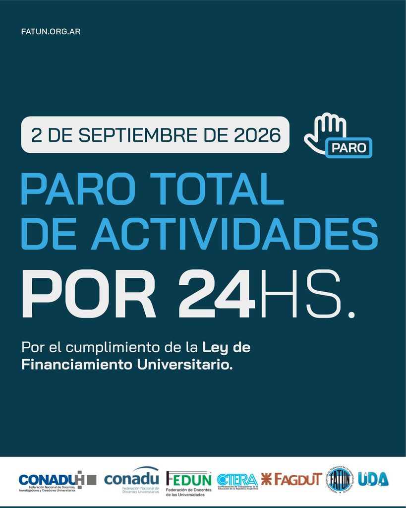 Adhirieron al paro universitario de este miércoles gremios docentes y no docentes.