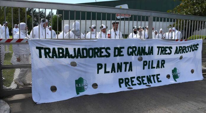 Tras la paralización en Capitán Sarmiento, Granja Tres Arroyos anunció despidos en la planta de Pilar La crisis de Granja Tres Arroyos llegó a la planta Pinazo de Pilar, donde la empresa anunció un recorte de personal que alcanzará al menos a 40 trabajadores.