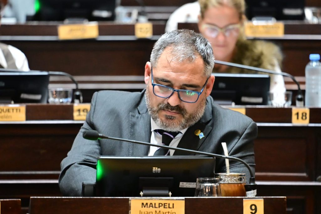 El massista Juan Martín Malpeli fue el segundo diputado con más proyectos presentados en el mes.