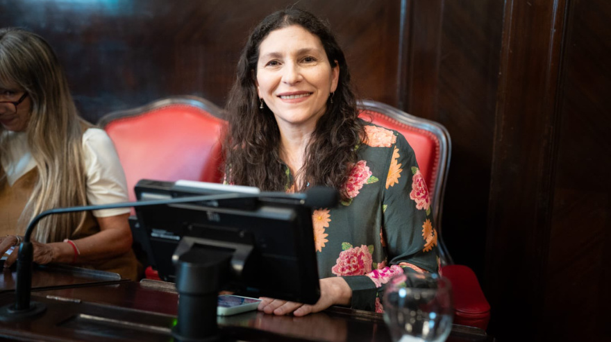 La senadora bonaerense de Fuerza Patria, Mónica Macha.