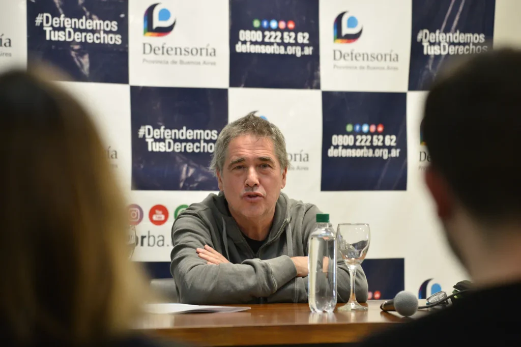 El líder de la Defensoría del Pueblo bonaerense, Guido Lorenzino.