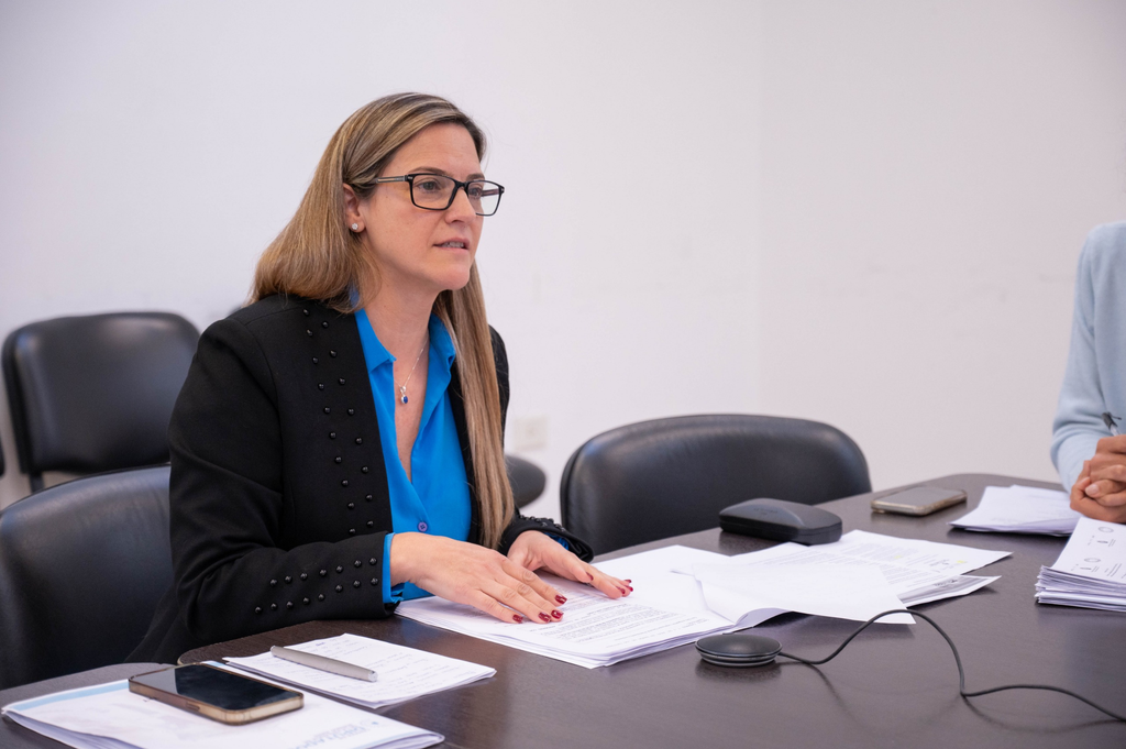 La diputada de Unión y Libertad, Sabrina Sabat, dio el presente en la comisión de Ludopatía. 