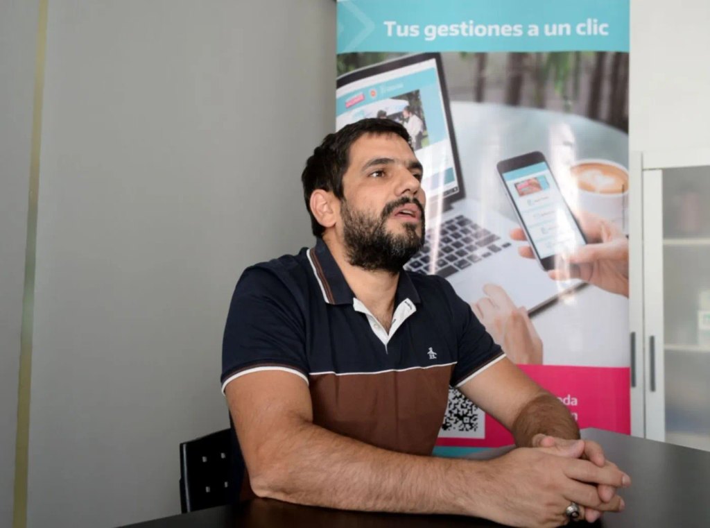 Homero Giles, el titular de IOMA. 