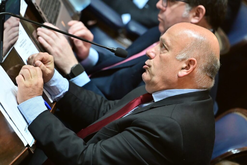 El titular del bloque de diputados de la Coalición Cívica, Andrés de Leo.