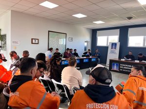 Funcionarios de Monte Hermoso abordaron el plan de contingencia ante la eventual llegada del fenómeno climático "El Niño" que pronostica lluvias superiores a la media.