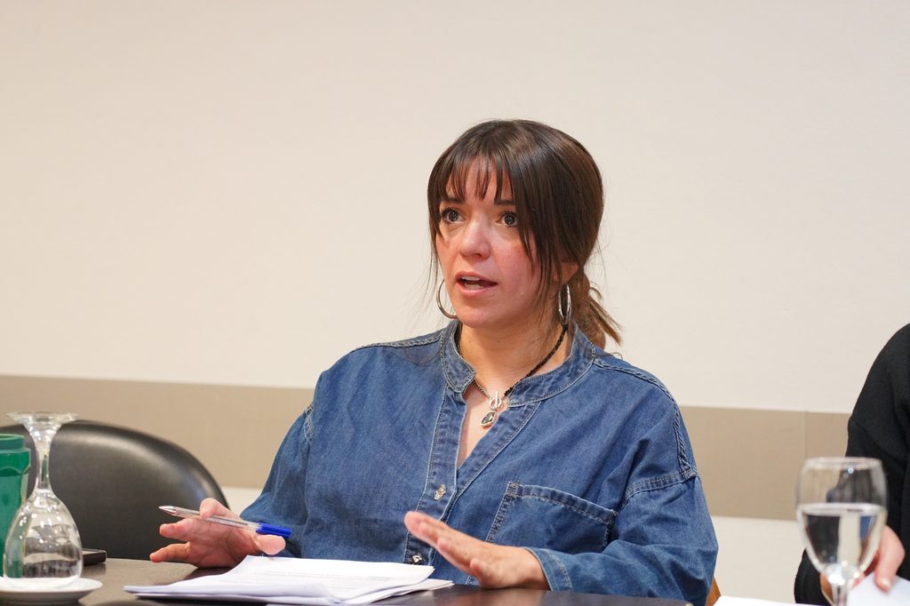 La presidenta de la comisión de Asuntos de las Personas con Discapacidad, Margarita Recalde.