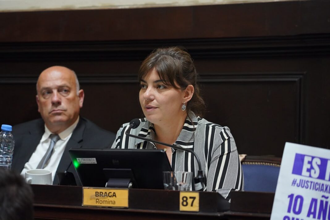 La diputada de la Coalición Cívica, Romina Braga, vinculó la problemática del endeudamiento con el de la ludopatía y las apuestas online.