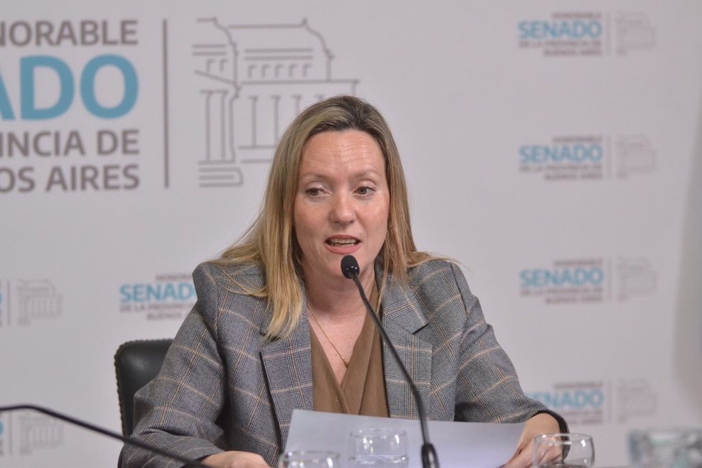 La titular de la comisión de Prevención de las Adicciones del Senado bonaerense, Cecilia Martínez.