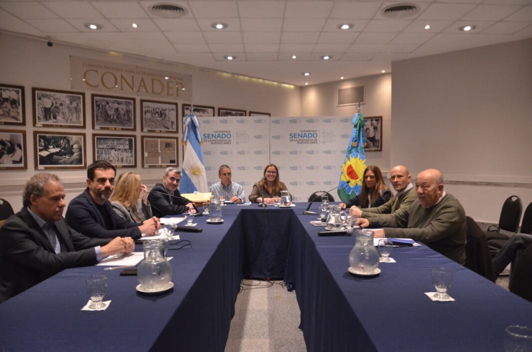 La comisión de Presupuesto e Impuestos del Senado bonaerense sesionó a puertas cerradas por una pelea entre una legisladora y la prensa de su ciudad. Qué pasó.