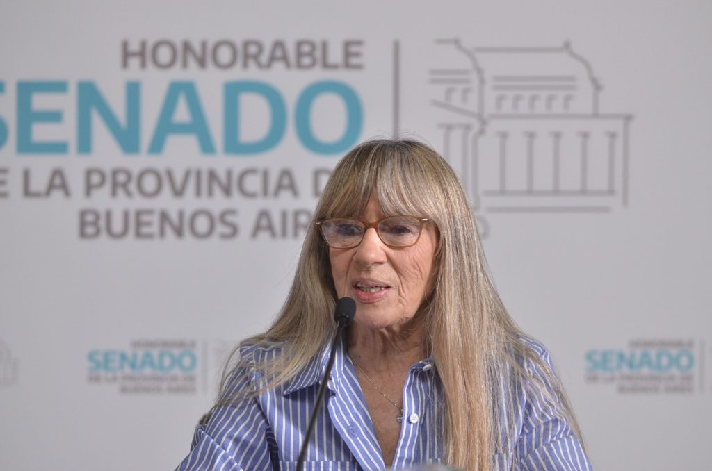 La titular de la comisión de Educación en el Senado bonaerense, Laura Clark.